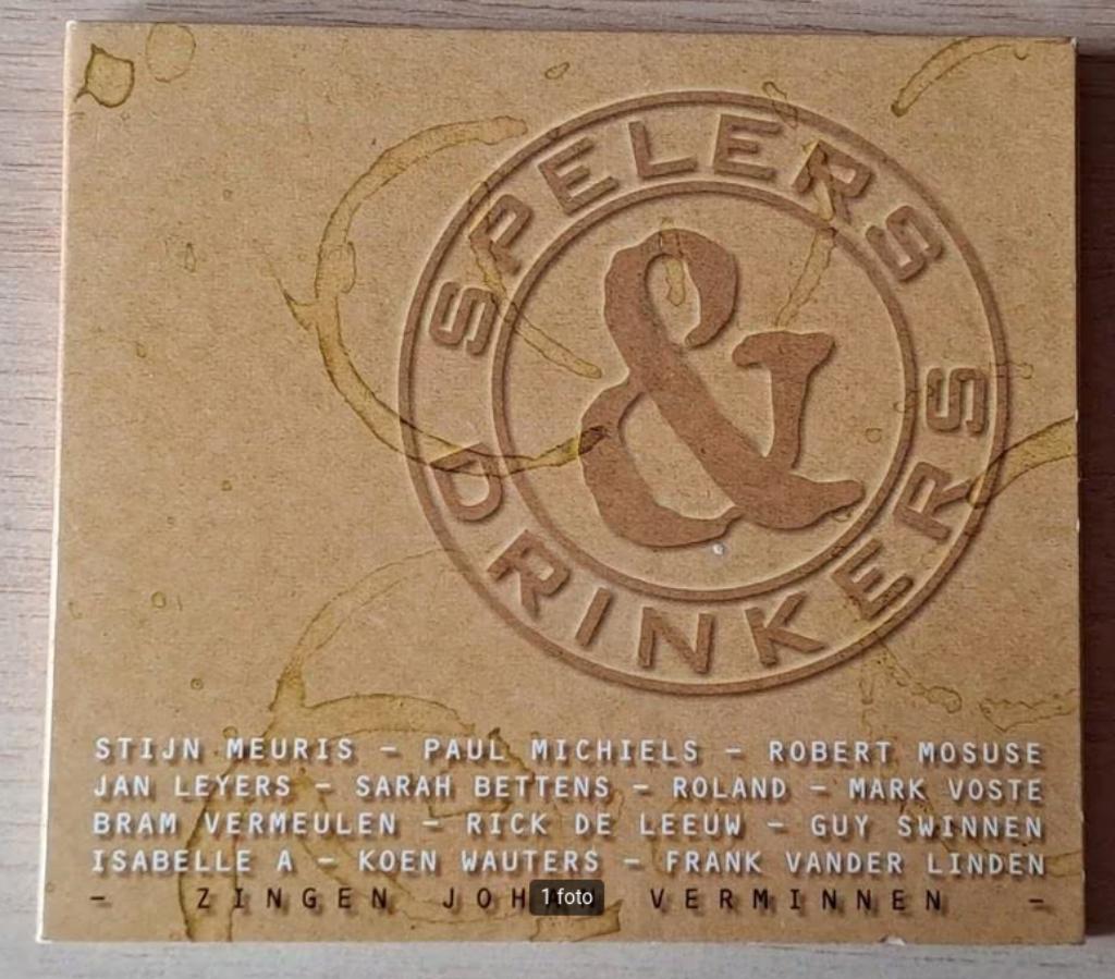 Spelers & Drinkers zingen Johan Verminnen (cd), Cd's en Dvd's, Ophalen of Verzenden, Zo goed als nieuw