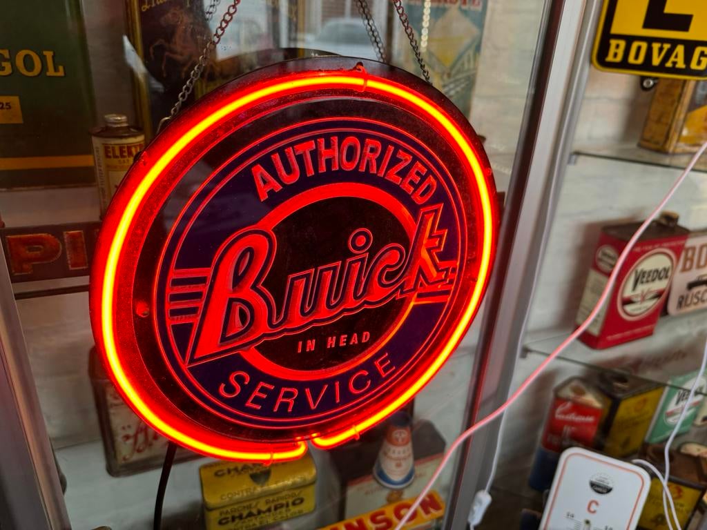 Buick NeoN reclame verlichting, Ophalen, Gebruikt, Reclamebord