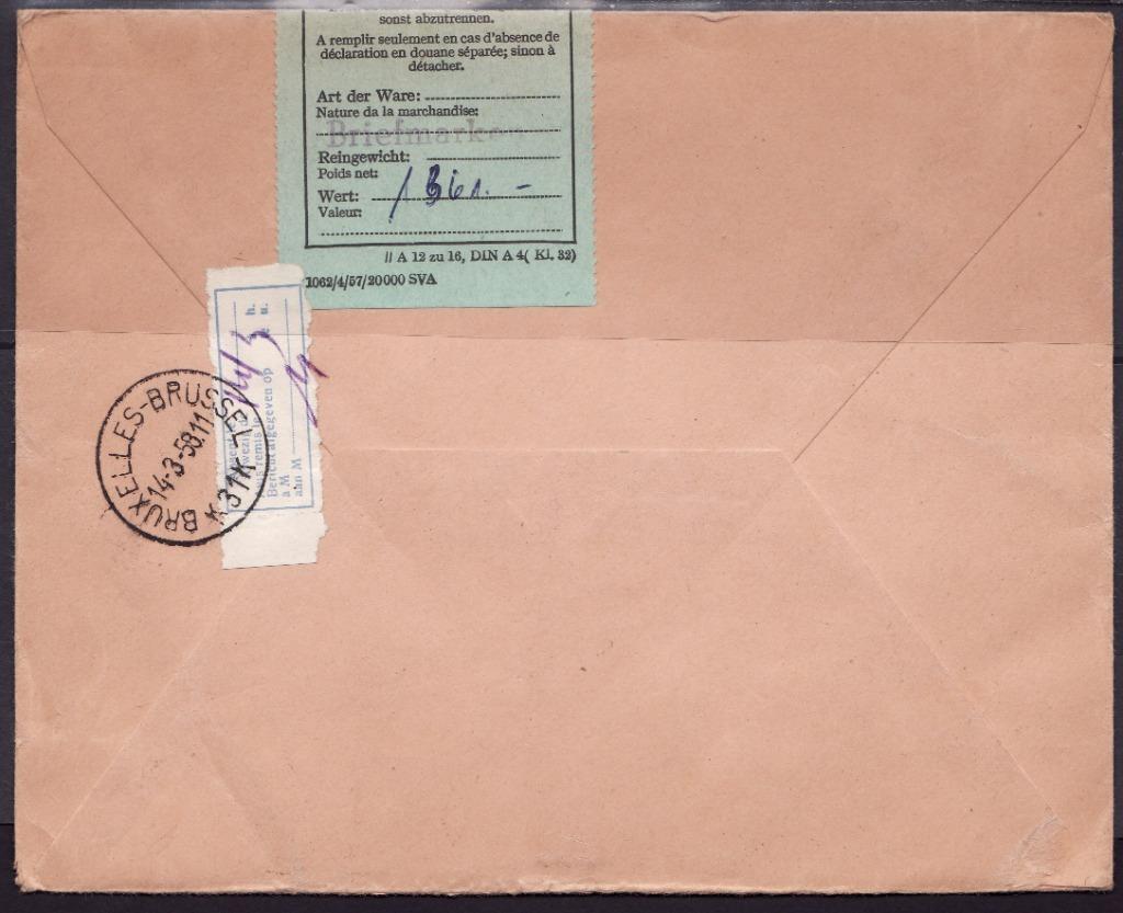 Aangetekende enveloppe R0451 DDR, Postzegels en Munten, Verzenden