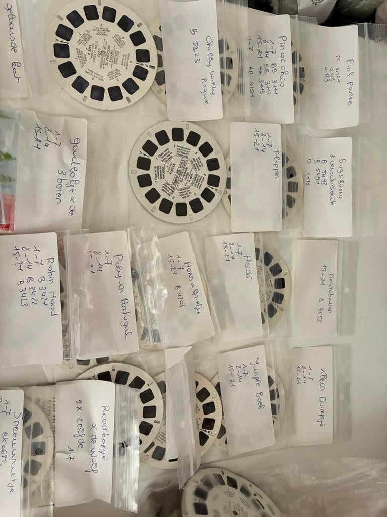 Viewmaster kaartjes prijs per kaartje, Enlèvement