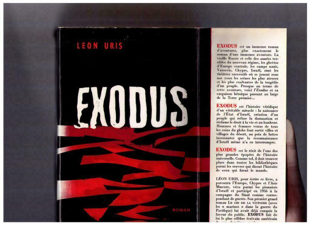 Exodus, door Léon Uris - Robert Laffont 1960, Boeken, Geschiedenis | Wereld, Gelezen, Overige gebieden, 20e eeuw of later, Ophalen of Verzenden