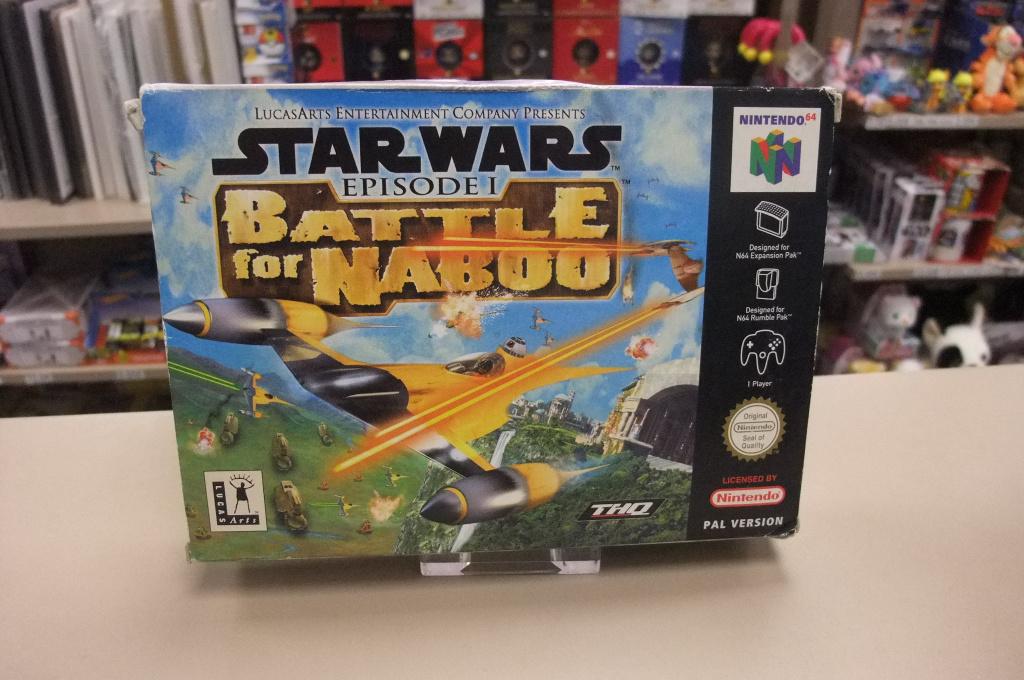 Star wars episode 1: Battle for Naboo (cib) eur n64, Consoles de jeu & Jeux vidéo, Jeux | Nintendo 64, Utilisé, Simulation, 1 joueur
