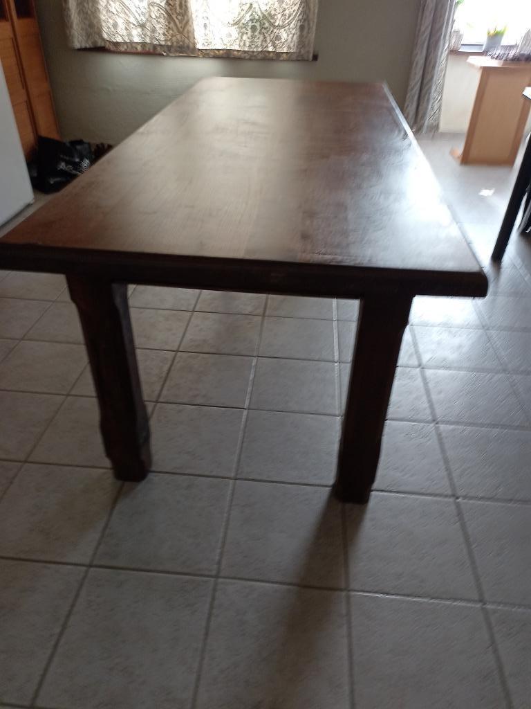 eettafel eik, Huis en Inrichting, Tafels | Eettafels, Ophalen, Gebruikt, Eikenhout, 50 tot 100 cm