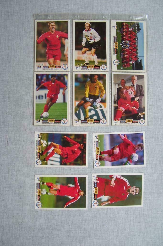 16 fotokaarten van de voetbal, Verzamelen, Ophalen of Verzenden, 1980 tot heden, Ongelopen, Sterren en Beroemdheden