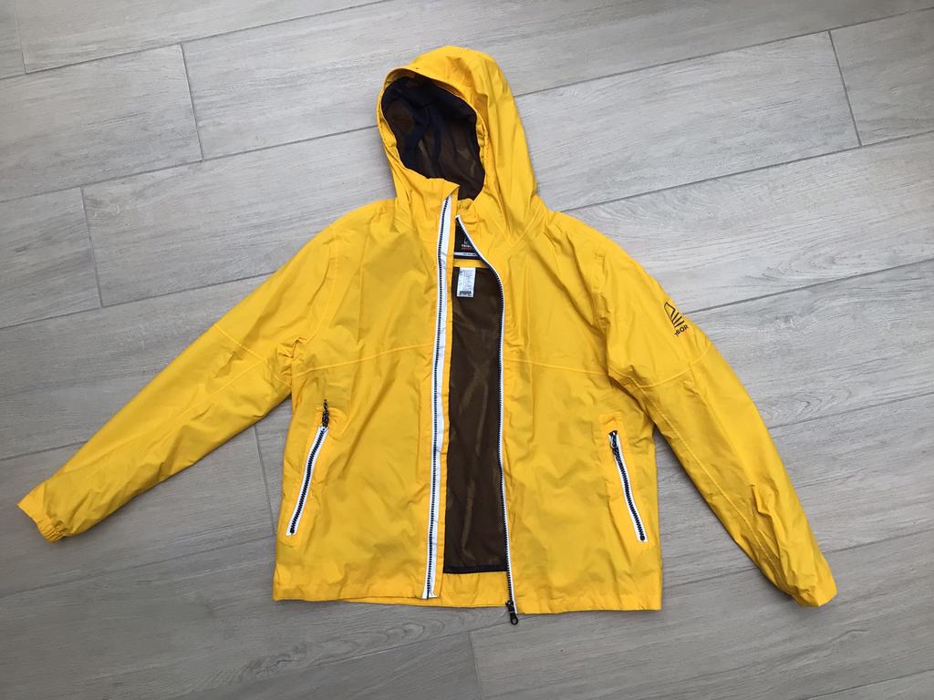 Regenjas 14-15 jaren, Caravanes & Camping, Vêtements de pluie, Enlèvement, Comme neuf, Imperméable, Kinderen