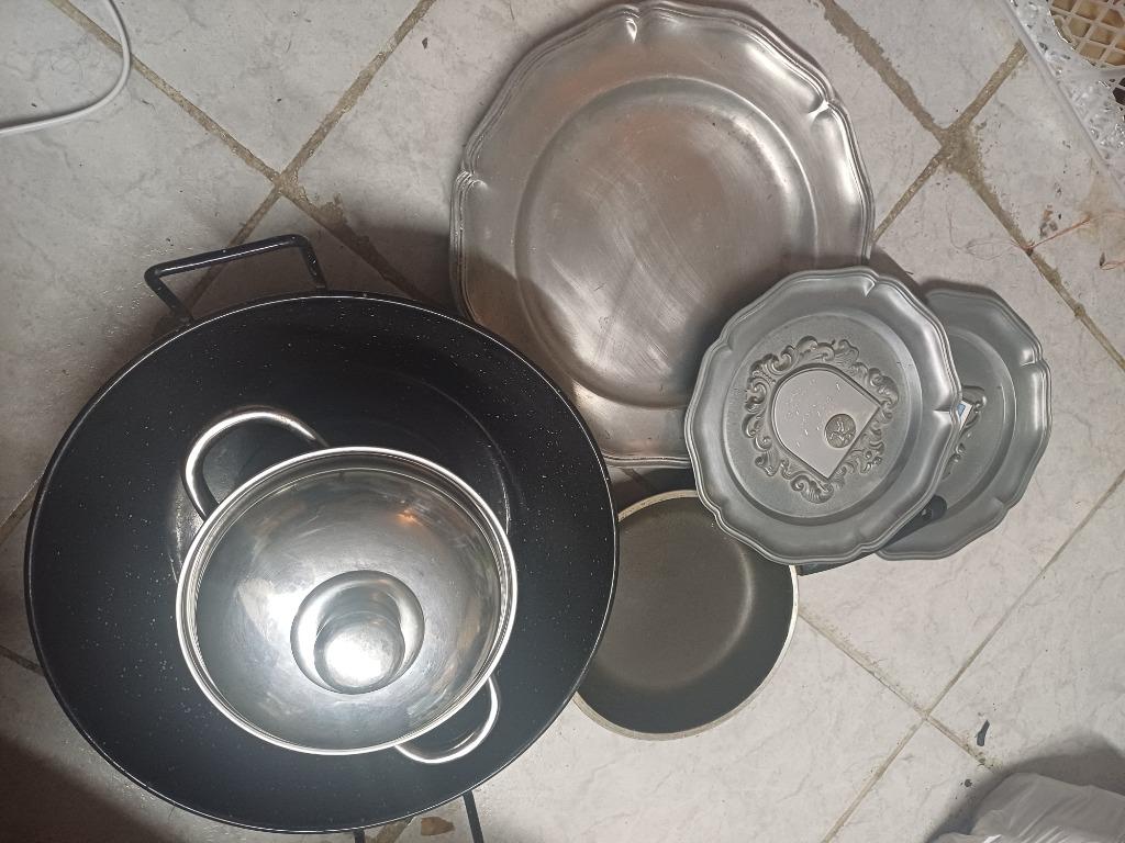 Marmite, Enlèvement, Utilisé, Inox, Wok