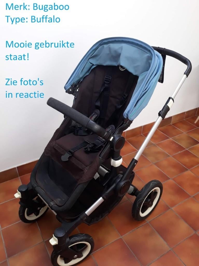 Bugaboo Buffalo buggy, Kinderen en Baby's, Kinderwagens en Combinaties, Ophalen, Combiwagen, Bugaboo, Verstelbare duwstang