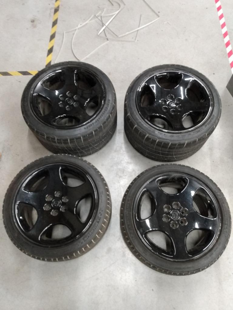 Velgen met banden voor Dodge/Chrysler Viper van 1992 tot '02, Gebruikt, 335 mm, Ophalen of Verzenden, Band(en)