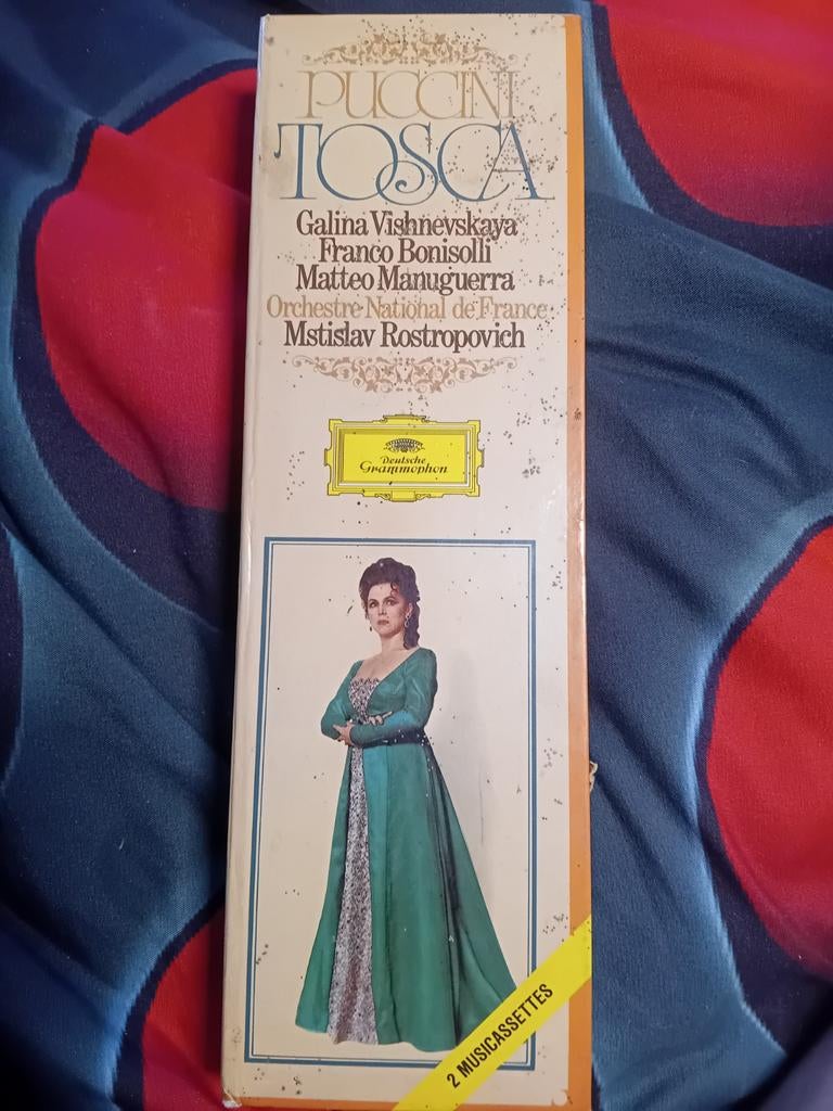 Puccini Tosca audiocassettes, 2 t/m 25 bandjes, Klassiek, Ophalen of Verzenden, Origineel