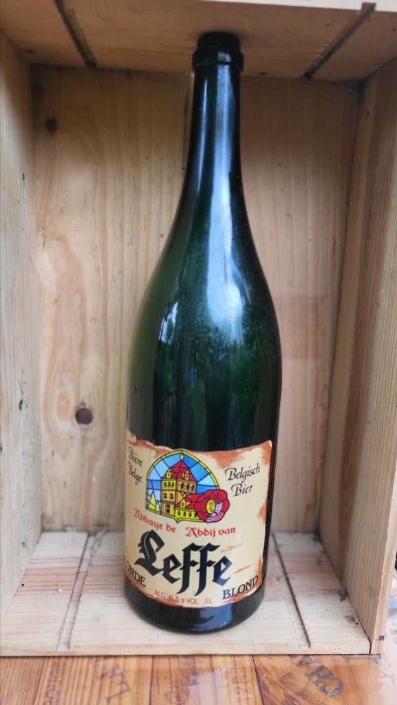 3l Leffe Leuven abinbev bouteille vide, Enlèvement ou Envoi, Comme neuf, Leffe