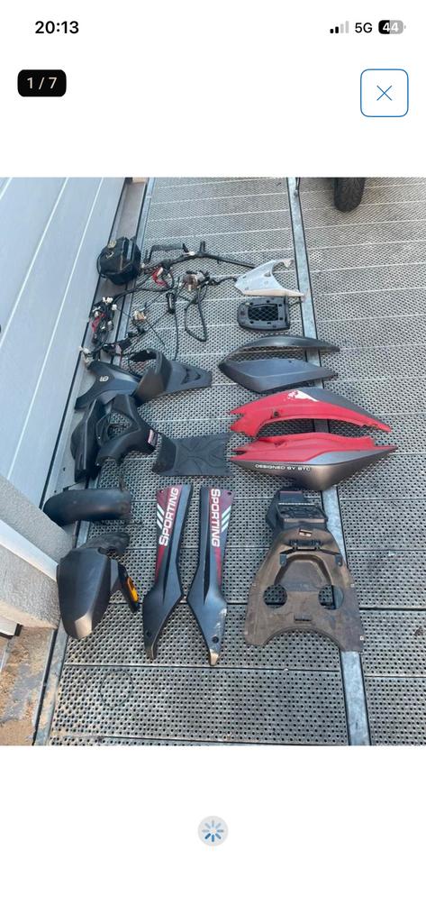 Lot de pièces AGM /BTC R8, Vélos & Vélomoteurs, Envoi, Comme neuf, Autres types