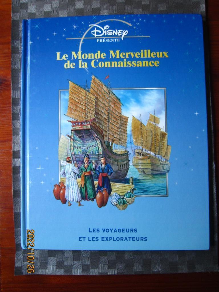 Livre "Les voyageurs et les explorateurs" Disney - de la sér, Utilisé, Non-fiction, Disney, Envoi