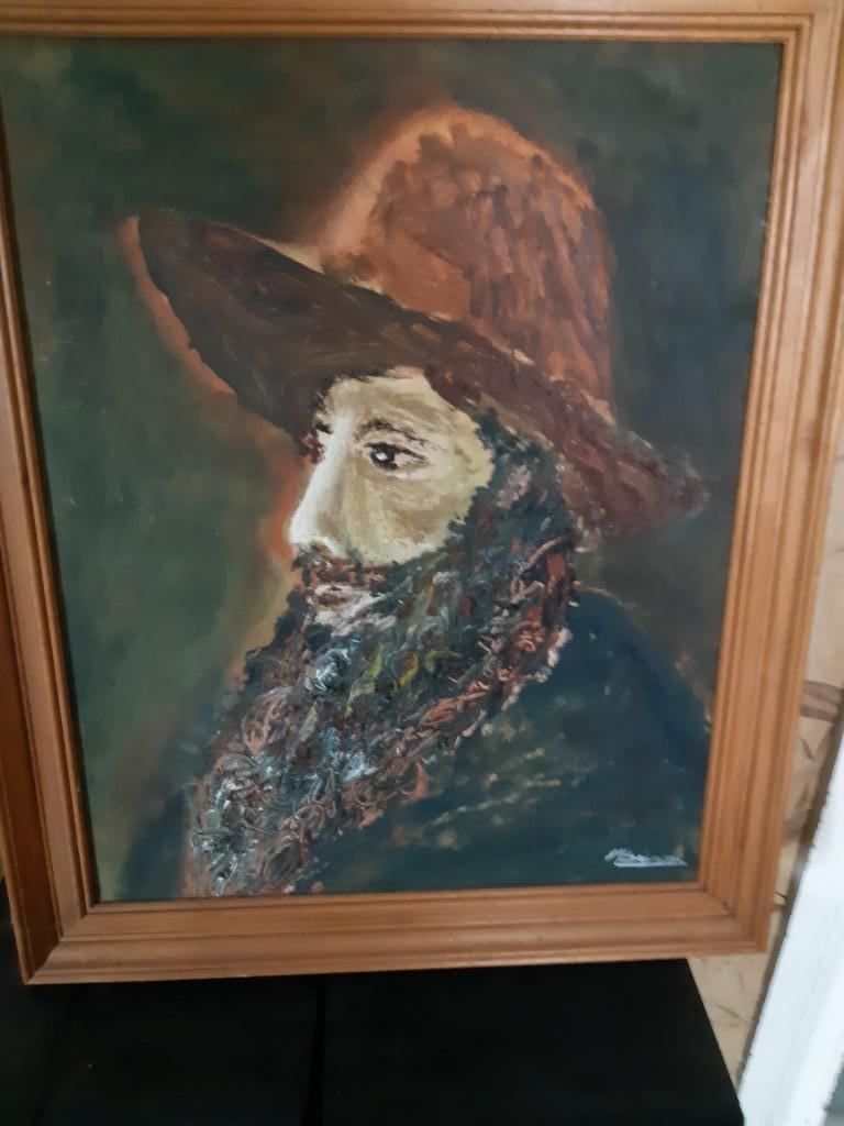 1 schilderij van een mond- en voetschilder, Ophalen