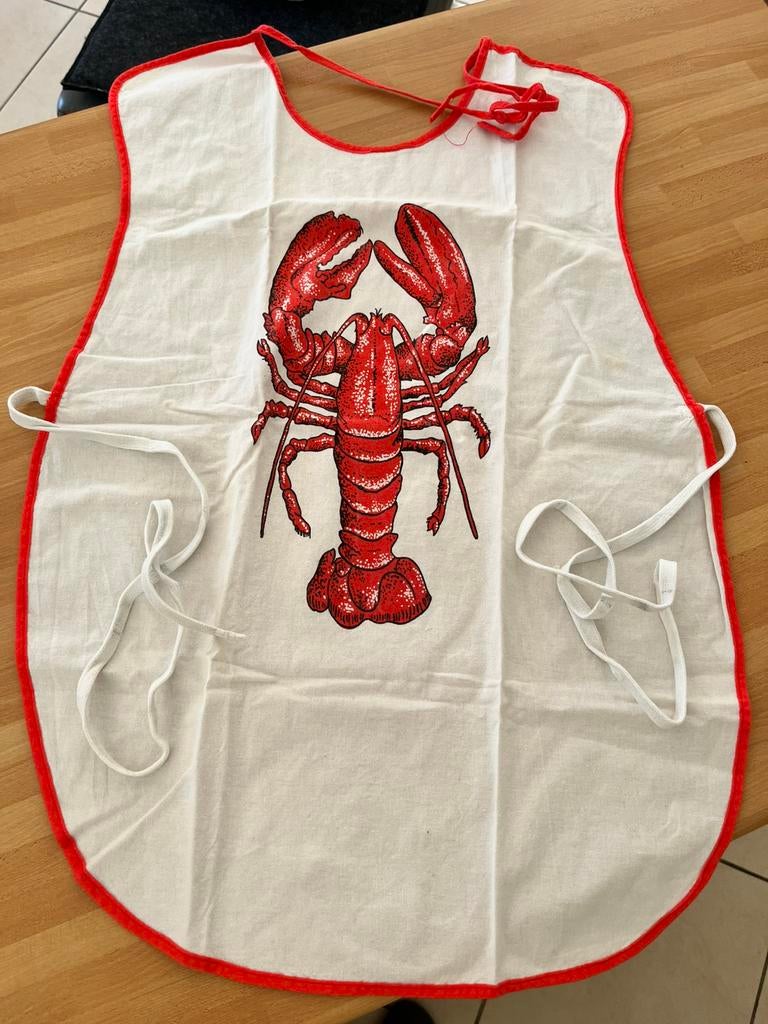 Bavoirs à homard 2 pièces, Enlèvement, Comme neuf