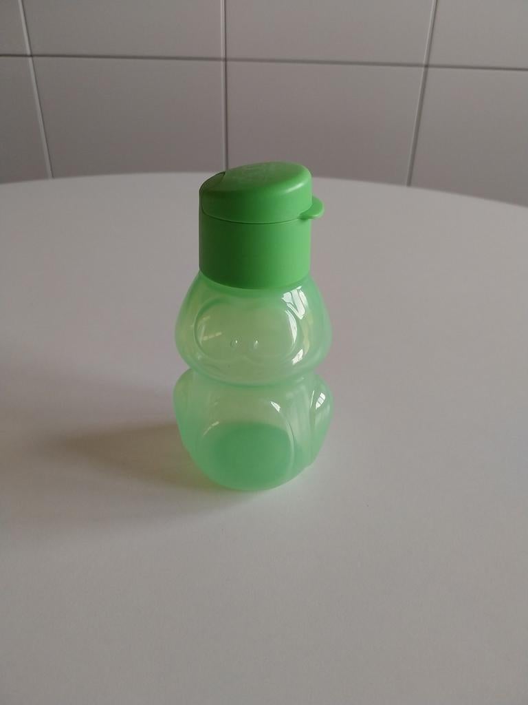 Tupperware eco fles kikker, Huis en Inrichting, Ophalen of Verzenden, Gebruikt, Groen