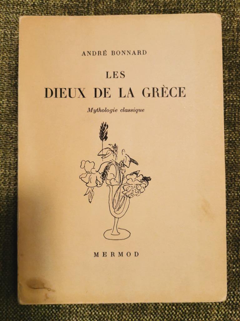 Les Dieux de la Grèce, André Bonnard, genummerd, mythology, Enlèvement ou Envoi, André Bonnard