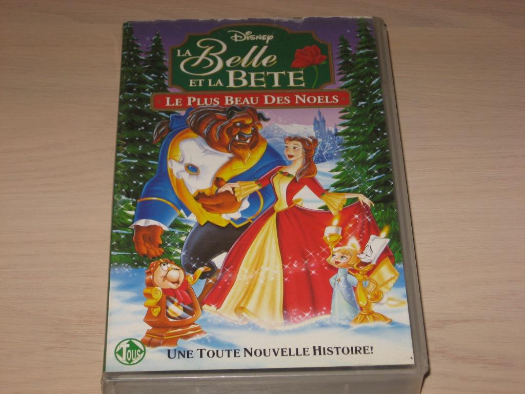 k7 vhs la belle et la bête le plus beau de noels, Enlèvement ou Envoi, Comme neuf, Dessins animés et Film d'animation, Dessin animé