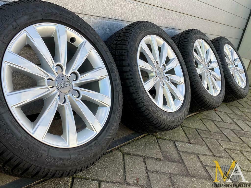 16 inch originele Audi A3 8V velgen + winterbanden winterset, Auto-onderdelen, Gebruikt, 16 inch, Banden en Velgen, Personenwagen