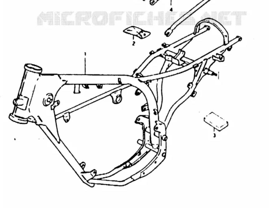 Gezocht: Suzuki TS ER frame, Fietsen en Brommers, Ophalen, Gebruikt, Frame, Suzuki
