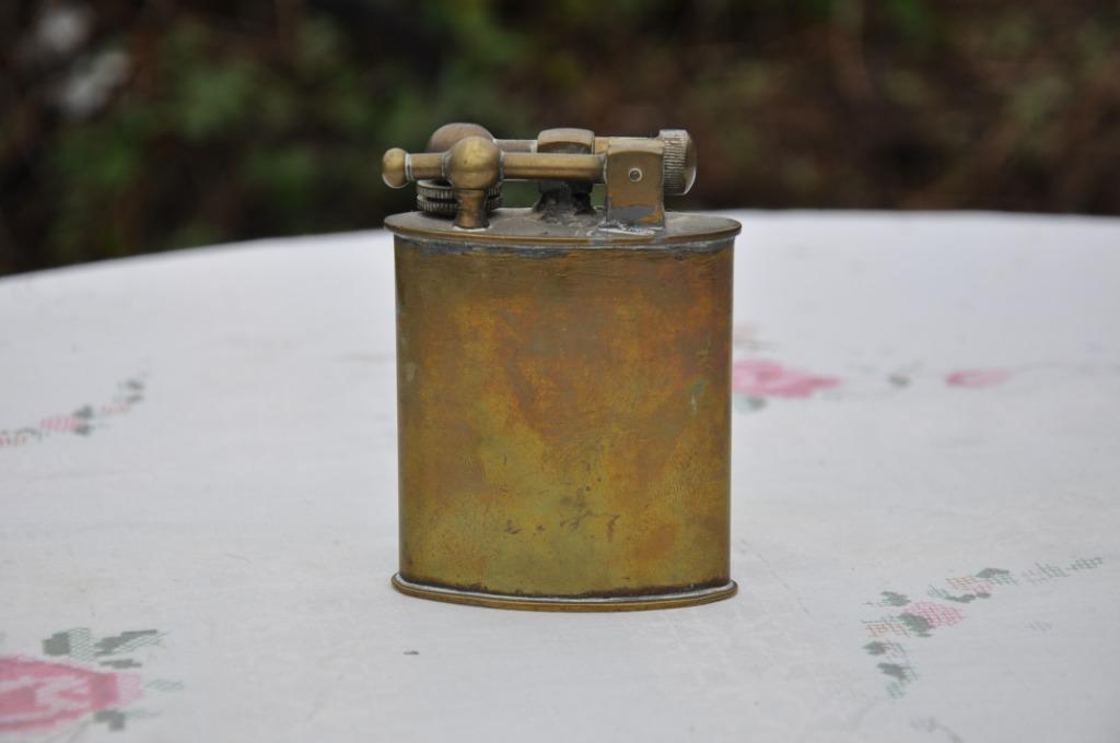 §  briquet en cuivre avec taxe (4), Collections, Enlèvement ou Envoi, Utilisé, Briquet