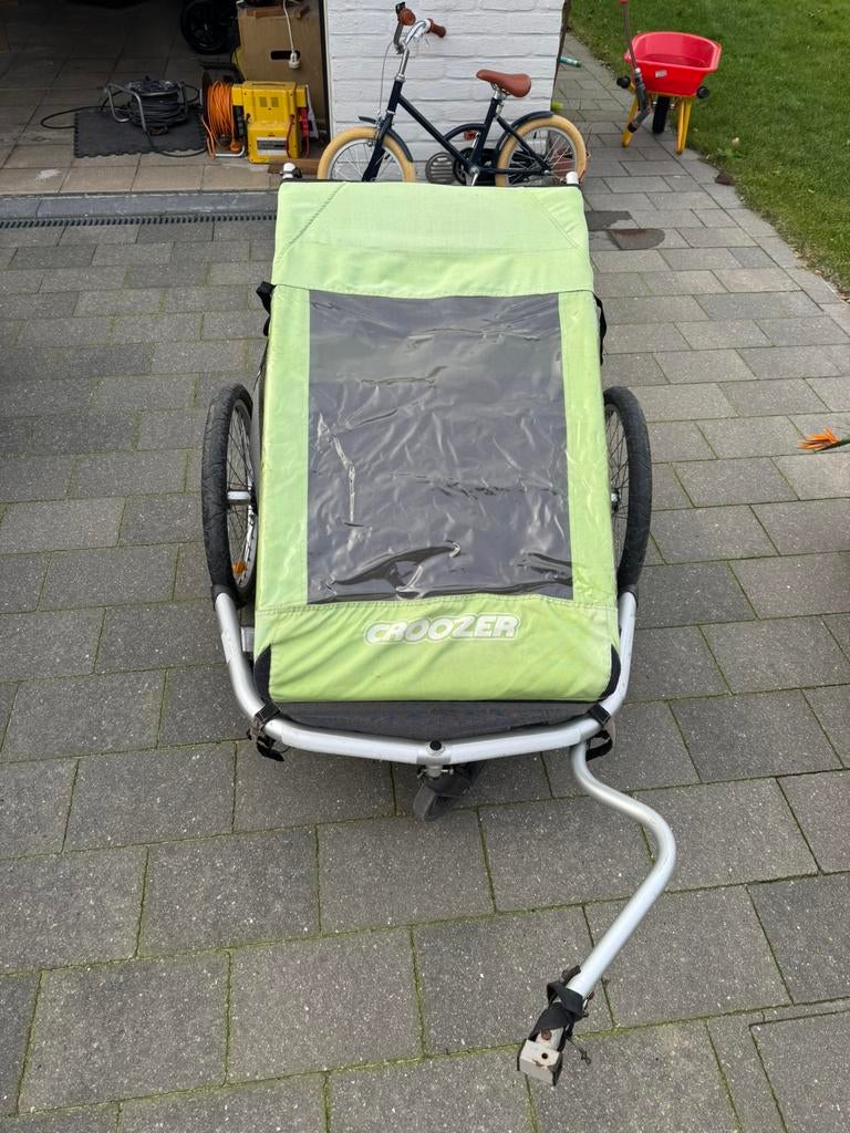 Croozer fietskar, Ophalen, Gebruikt, Vering, Croozer