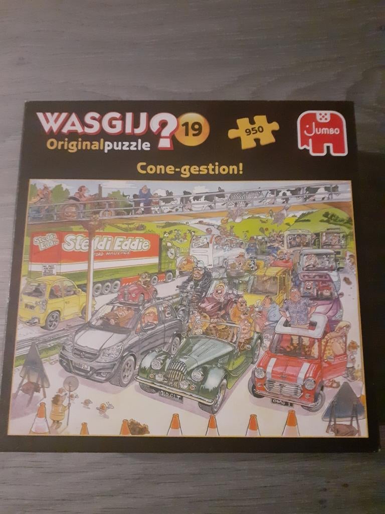 Wasgij puzzel original 19. Cone-gestion, Ophalen of Verzenden, Zo goed als nieuw