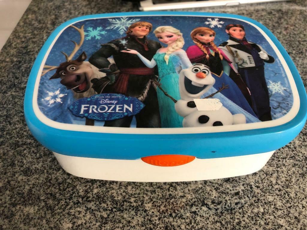 Mepal brooddoos en uurwerk frozen, Ophalen, Zo goed als nieuw