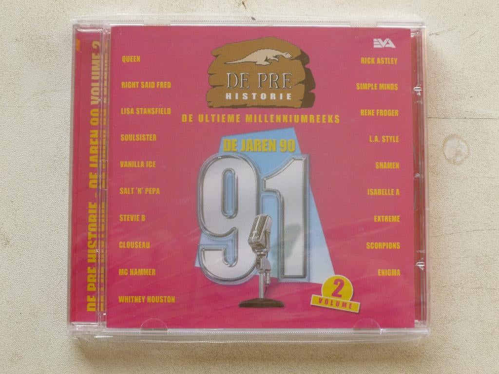 CD De Pré Historie / De Jaren 90 / 91 Volume 2, Cd's en Dvd's, Cd's | Verzamelalbums, Ophalen, Nieuw in verpakking
