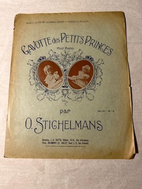 O. Stighelmans – Gavotte des Petits Princes, Muziek en Instrumenten, Gebruikt, Klassiek, Ophalen of Verzenden, Artiest of Componist