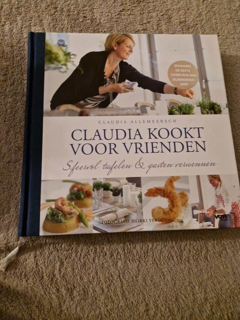 Claudia Allemeersch - Claudia kookt voor vrienden, Ophalen of Verzenden, Claudia Allemeersch