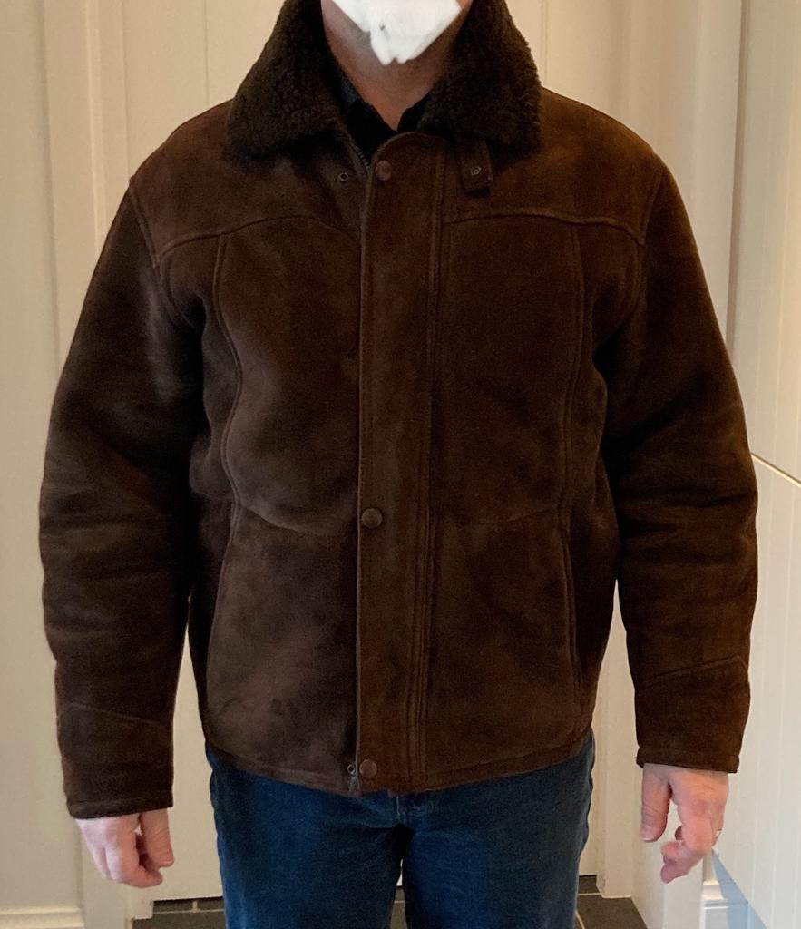 Herenjas mouton retourne daim, Enlèvement, Taille 52/54 (L)