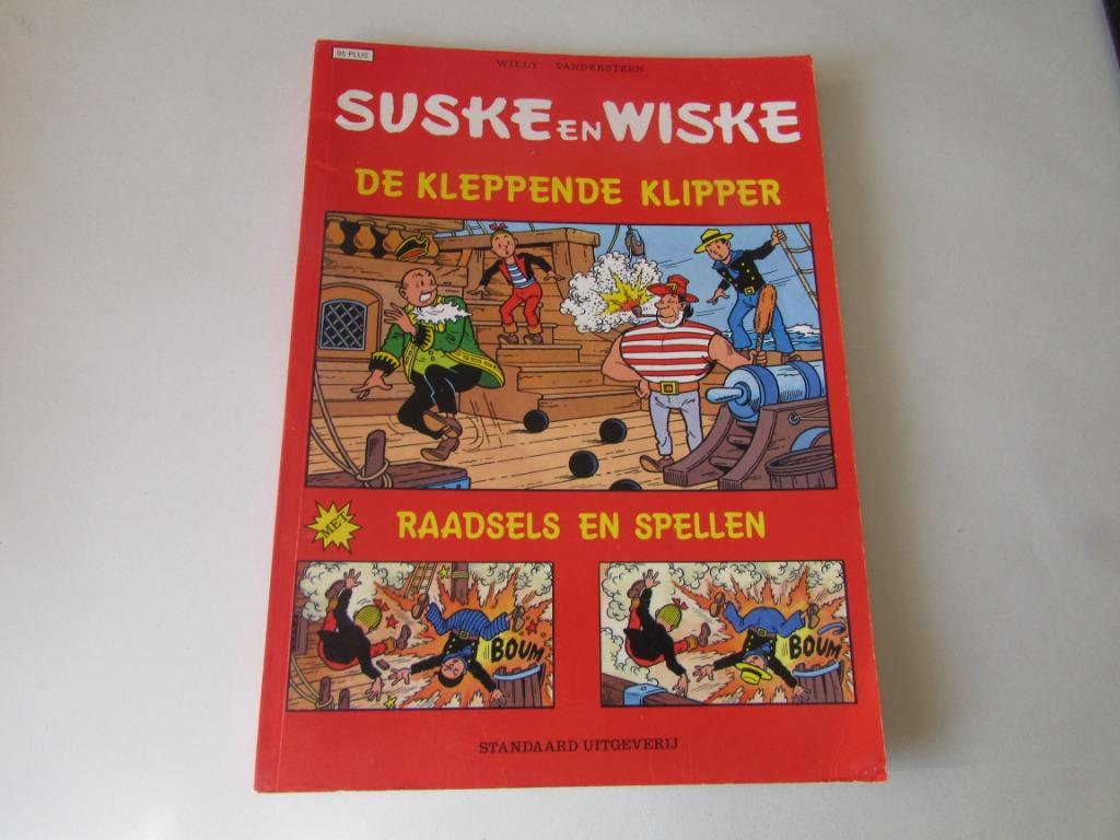 SUSKE EN WISKE, De Kleppende klipper - Raadsels en Spellen, Gelezen, Willy Vandersteen, Eén stripboek, Ophalen of Verzenden
