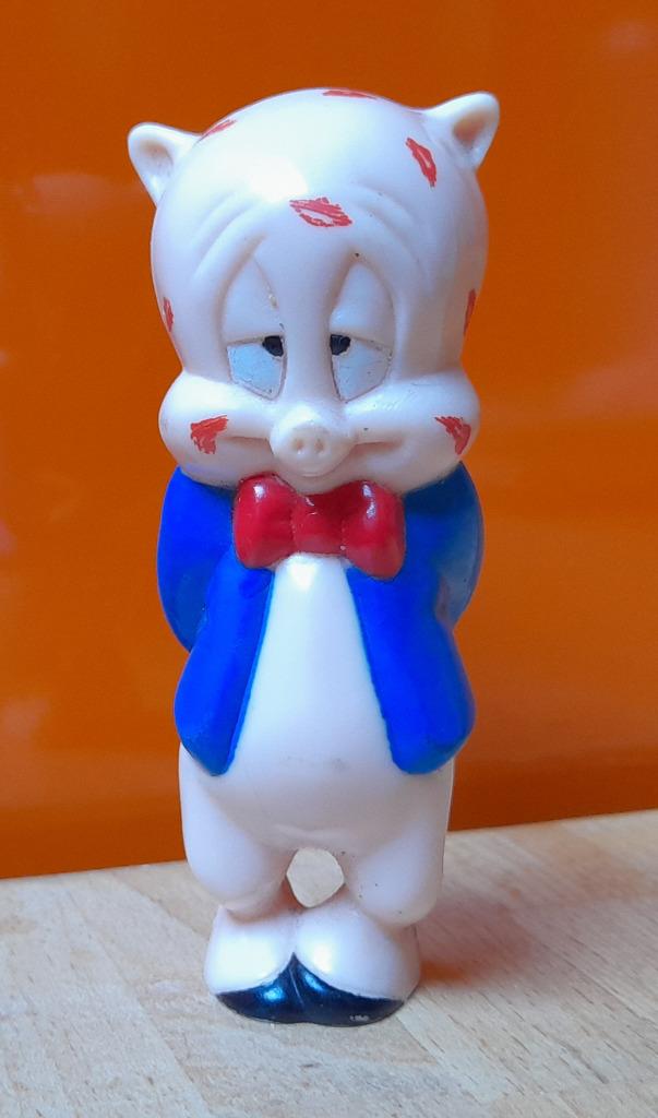 Jouet figurine Porgy Pig Warner bros 8 cm, Collections, Statues & Figurines, Utilisé, Fantasy, Enlèvement ou Envoi