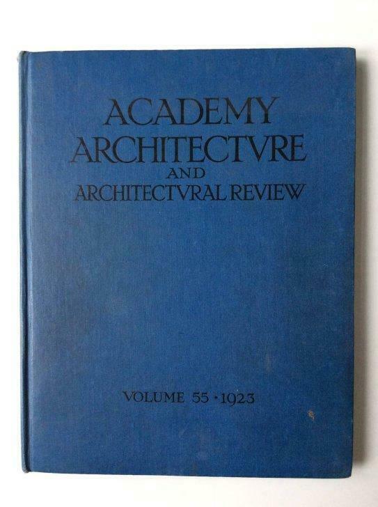Academy Architecture and Architectural Review vol. 55 - 1923, Utilisé