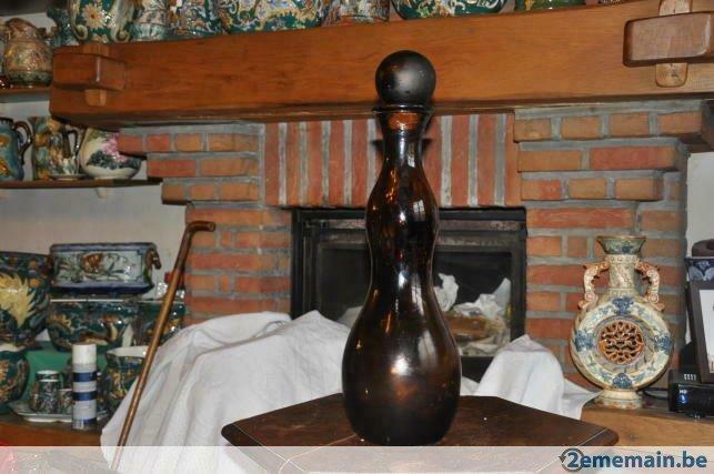 bouteille decorative brune, Ophalen