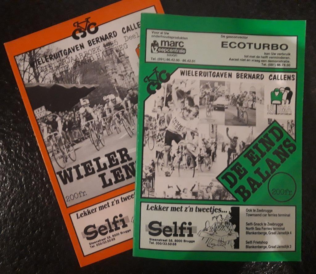 Wielerjaarboek 1985 - deel 1 en 2, Verzenden, Nieuw, Lopen en Fietsen, Bernard Callens