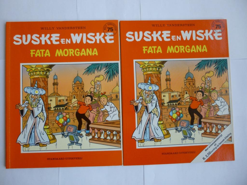 2X SUSKE EN WISKE RECLAME UITGAVE"FATA MORGANA"EFTELING 1988, Plusieurs BD, Enlèvement ou Envoi, Willy Vandersteen, Comme neuf