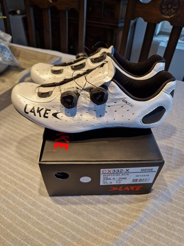 Lake CX332-X maat 45,5, Fietsen en Brommers, Fietsaccessoires | Fietskleding, Ophalen, Heren, Schoenen, Zo goed als nieuw
