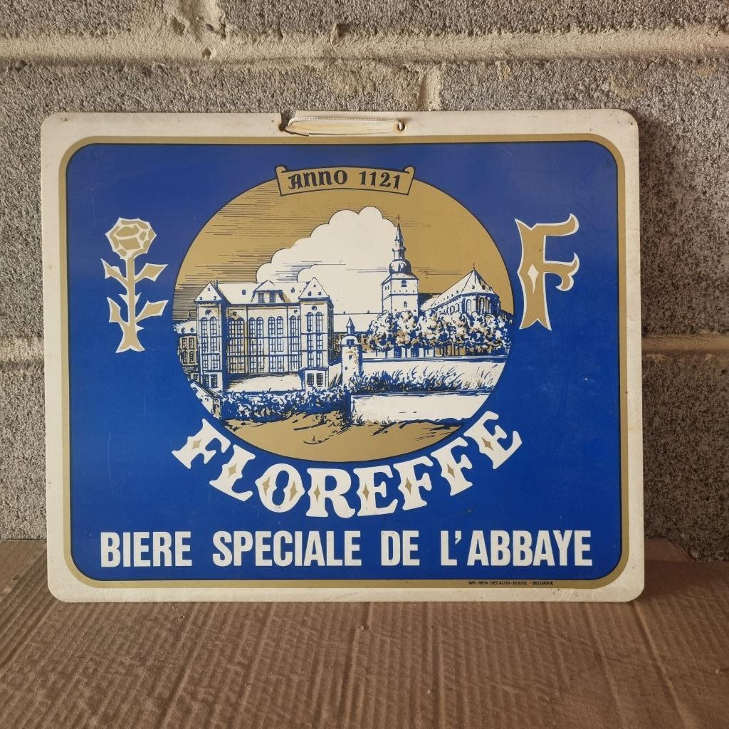 Publicité Floreffe, Ophalen of Verzenden, Gebruikt, Reclamebord, Plaat of Schild, Overige merken