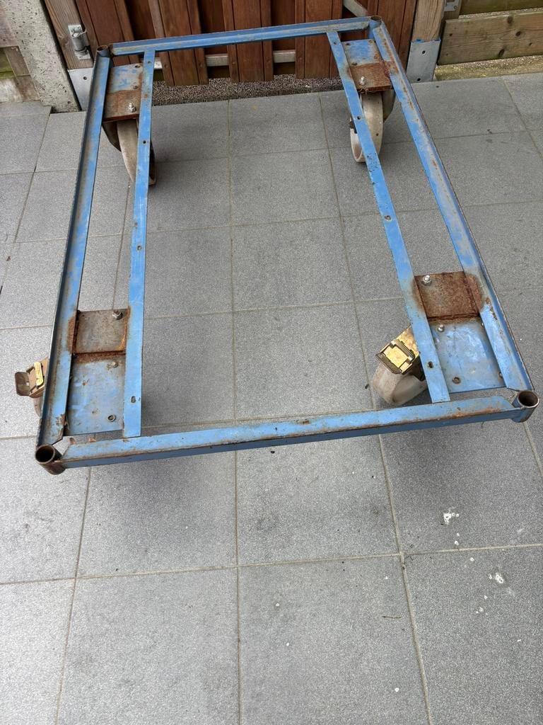 Kar palletenkar, Ophalen, Gebruikt