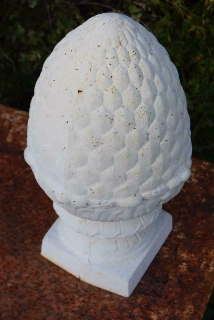 Pommes de pin en fonte ,têtes de pilastre en fonte (la paire, Jardin & Terrasse, Enlèvement ou Envoi, Neuf