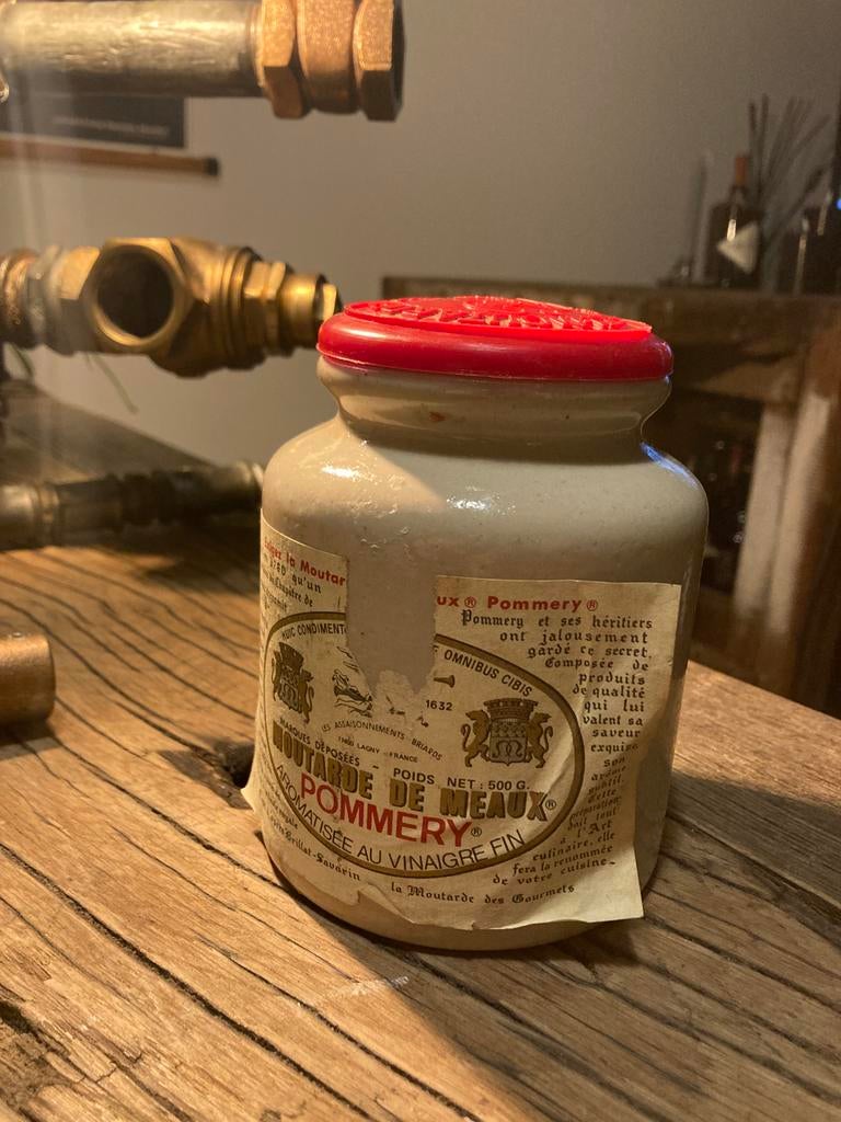 Vintage mosterdpot Pommery - verzamelen, Enlèvement ou Envoi