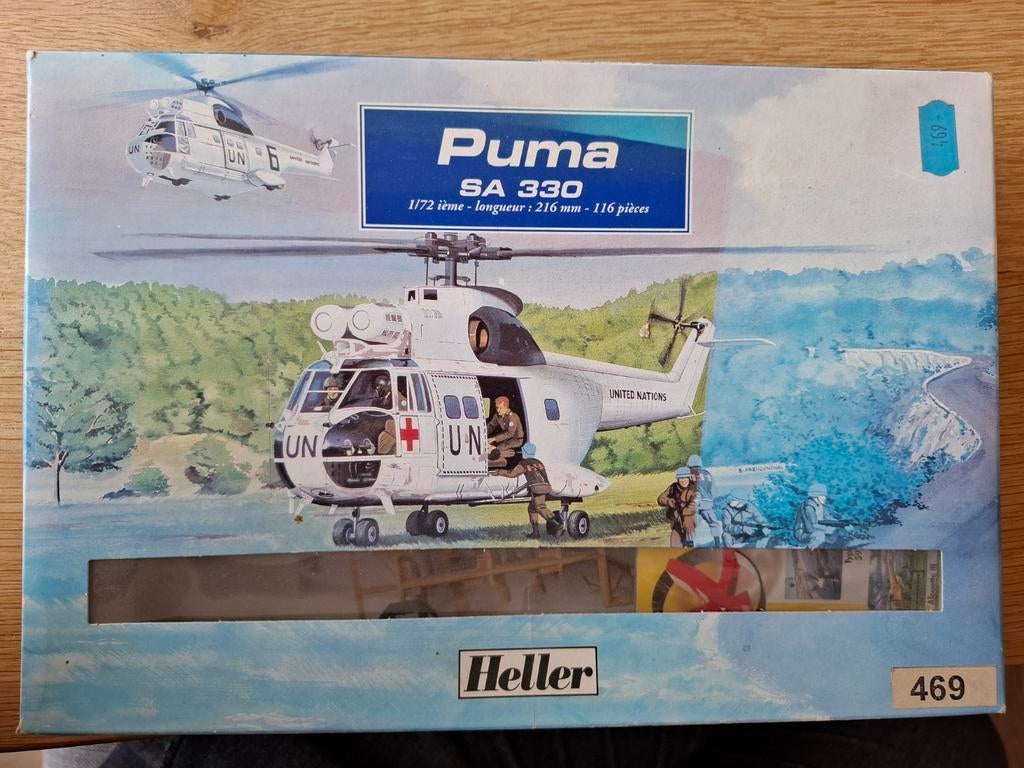 Heller 60332 - Puma SA 330, Hobby & Loisirs créatifs, Modélisme | Avions & Hélicoptères, Enlèvement ou Envoi, Comme neuf, Heller
