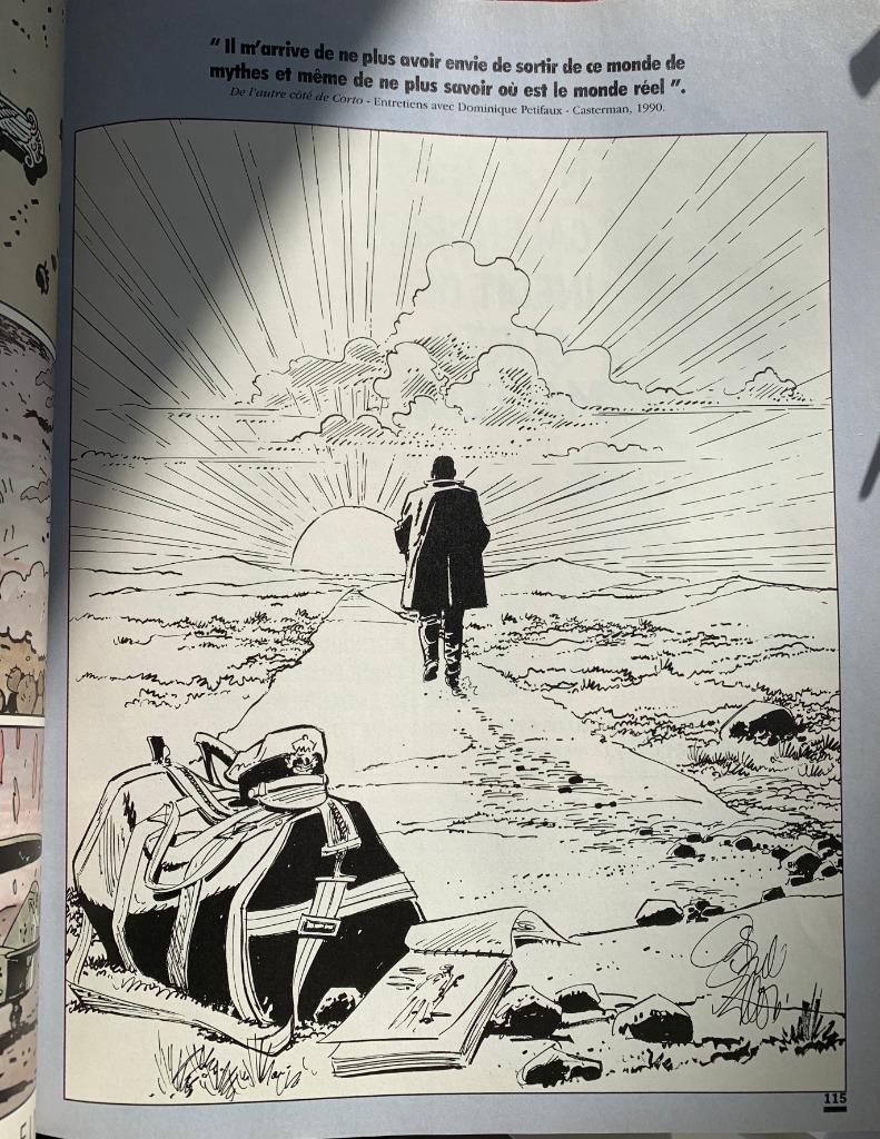 A Suivre - Hugo Pratt 1995, Une BD, Comme neuf, Hugo Pratt, Envoi