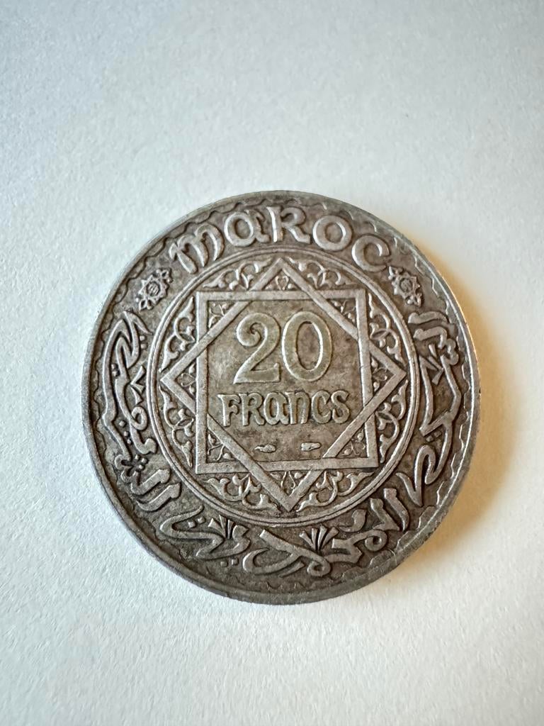 20 francs Mohammed V en argent, Enlèvement, Argent
