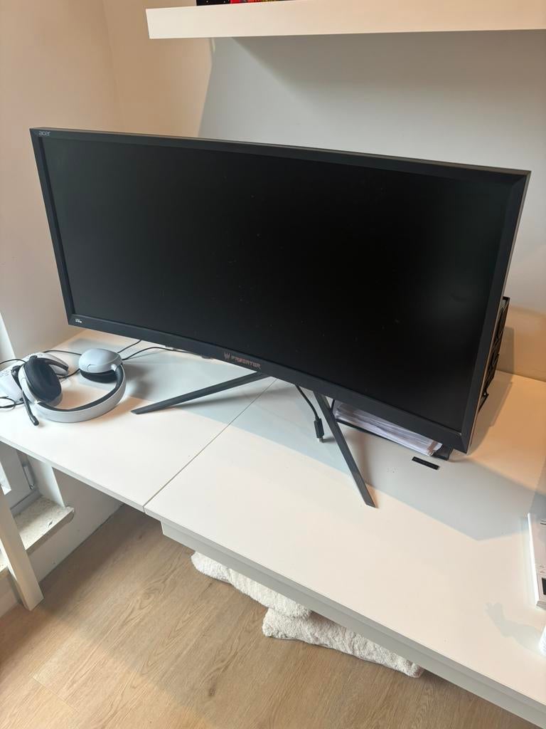 Acer Predator Curved Ultra Wide Monitor, Computers en Software, Monitoren, Zo goed als nieuw, 101 t/m 150 Hz, DisplayPort, HDMI