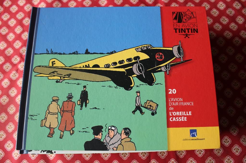 13 Livres Avion TINTIN - Editions Moulinsart 2014 - Hachette, Plusieurs BD, Enlèvement ou Envoi, Comme neuf, Hergé