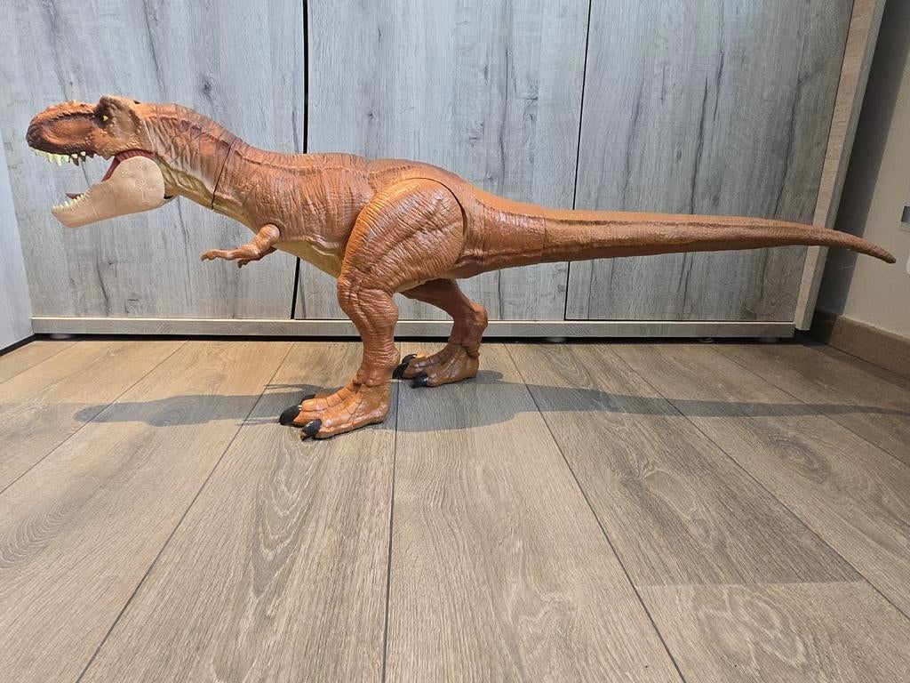 Grote T-Rex dinosaurusfiguur (80 cm), Kinderen en Baby's, Speelgoed | Actiefiguren, Zo goed als nieuw, Ophalen