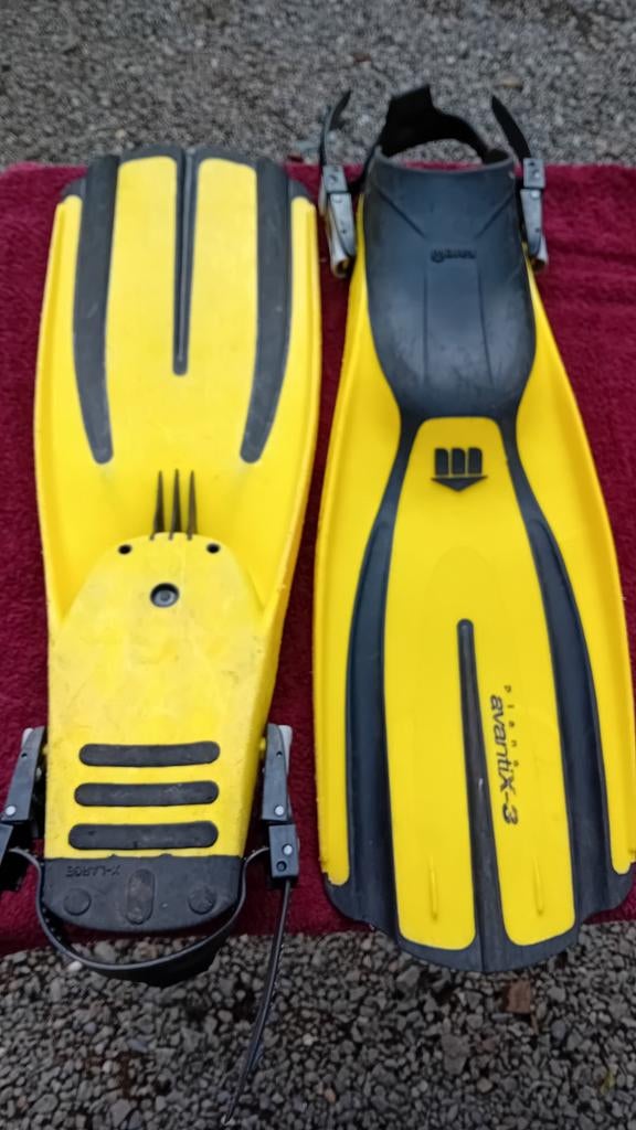 Mares Avantix 3 (XL) jaune, Enlèvement ou Envoi, Comme neuf, Palmes de natation ou de plongée
