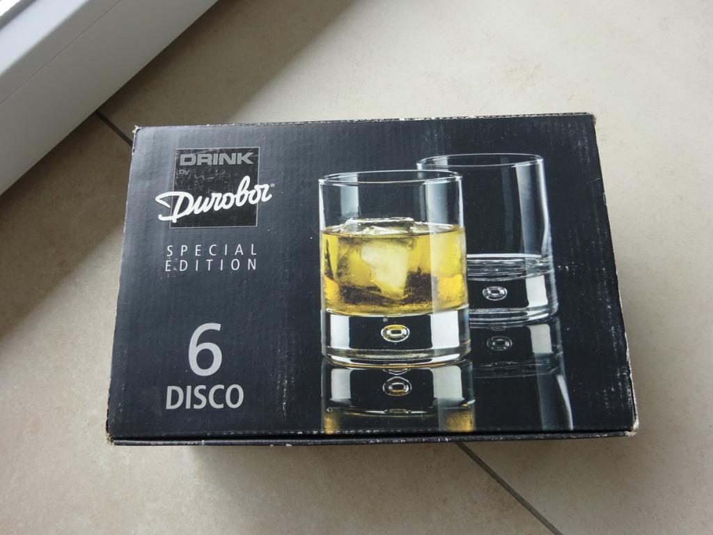 6 verres Durobor Disco, Ophalen, Zo goed als nieuw, Overige typen
